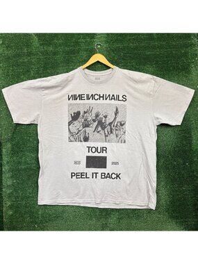 Nine Inch Nails Peel It Back Tour Rock Band T-Shirt Size XXXL